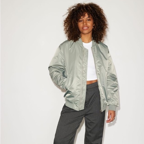 2/$30 NEW Dynamite - Oversized Bomber Jacket - Picture 4 of 6